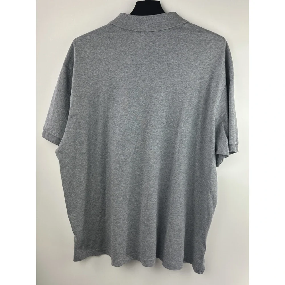 Polo Ralph Lauren Soft Cotton Polo Shirt in Gray Men's Size 2XB 2X Big & Tall - Picture 7 of 10